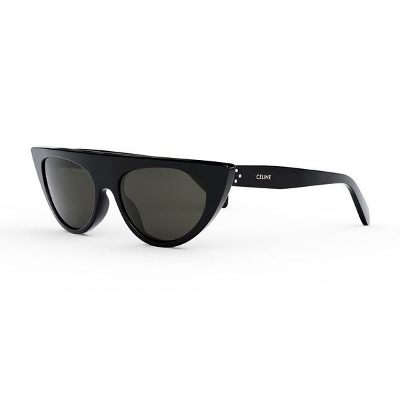 NEW CELINE CAT EYE SUNGLASSES CL40228I 01A BLACK CELINE EYEWEAR - Picture 1 of 3
